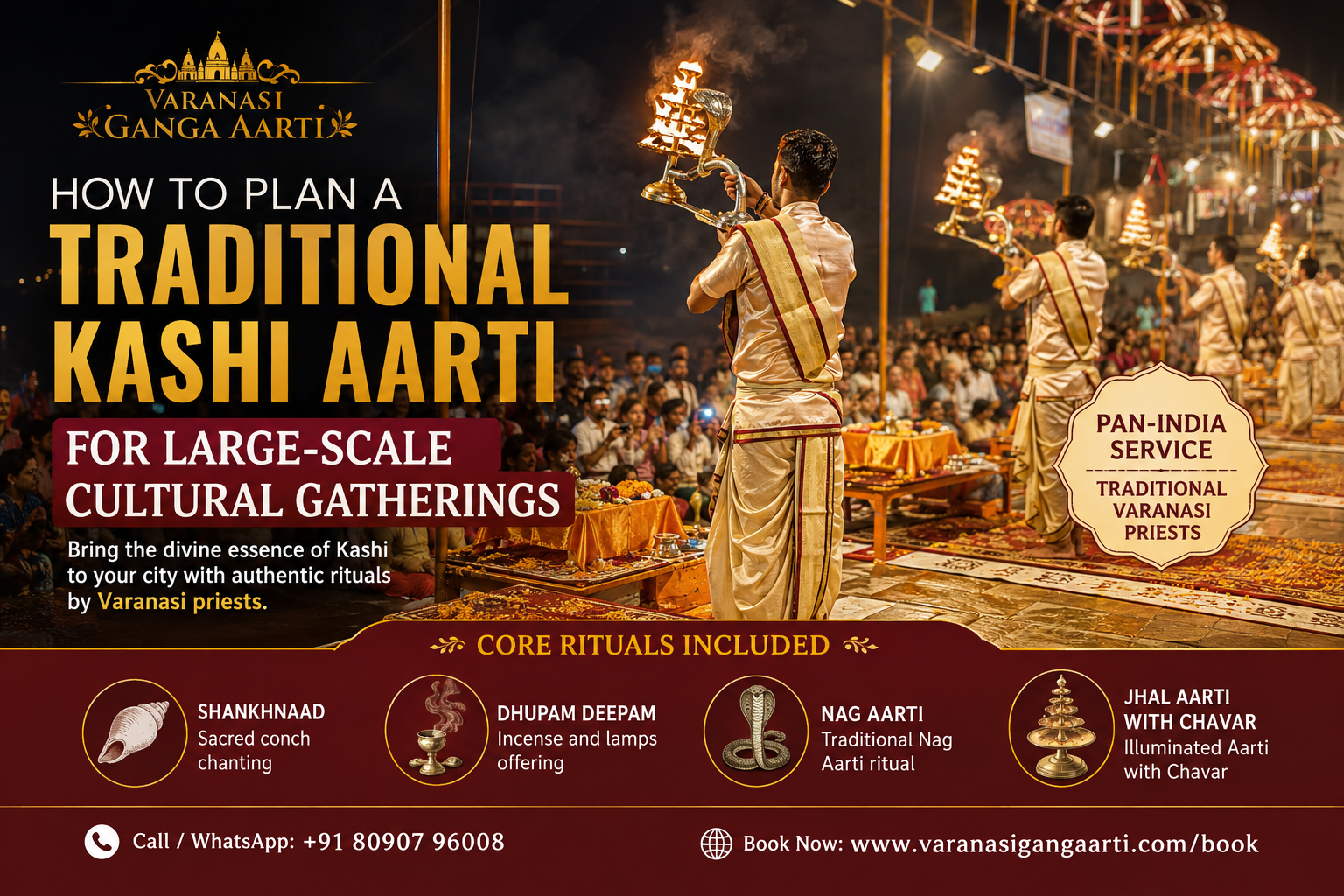 How to Plan a Traditional Kashi Aarti for Large-Scale Cultural Gatherings