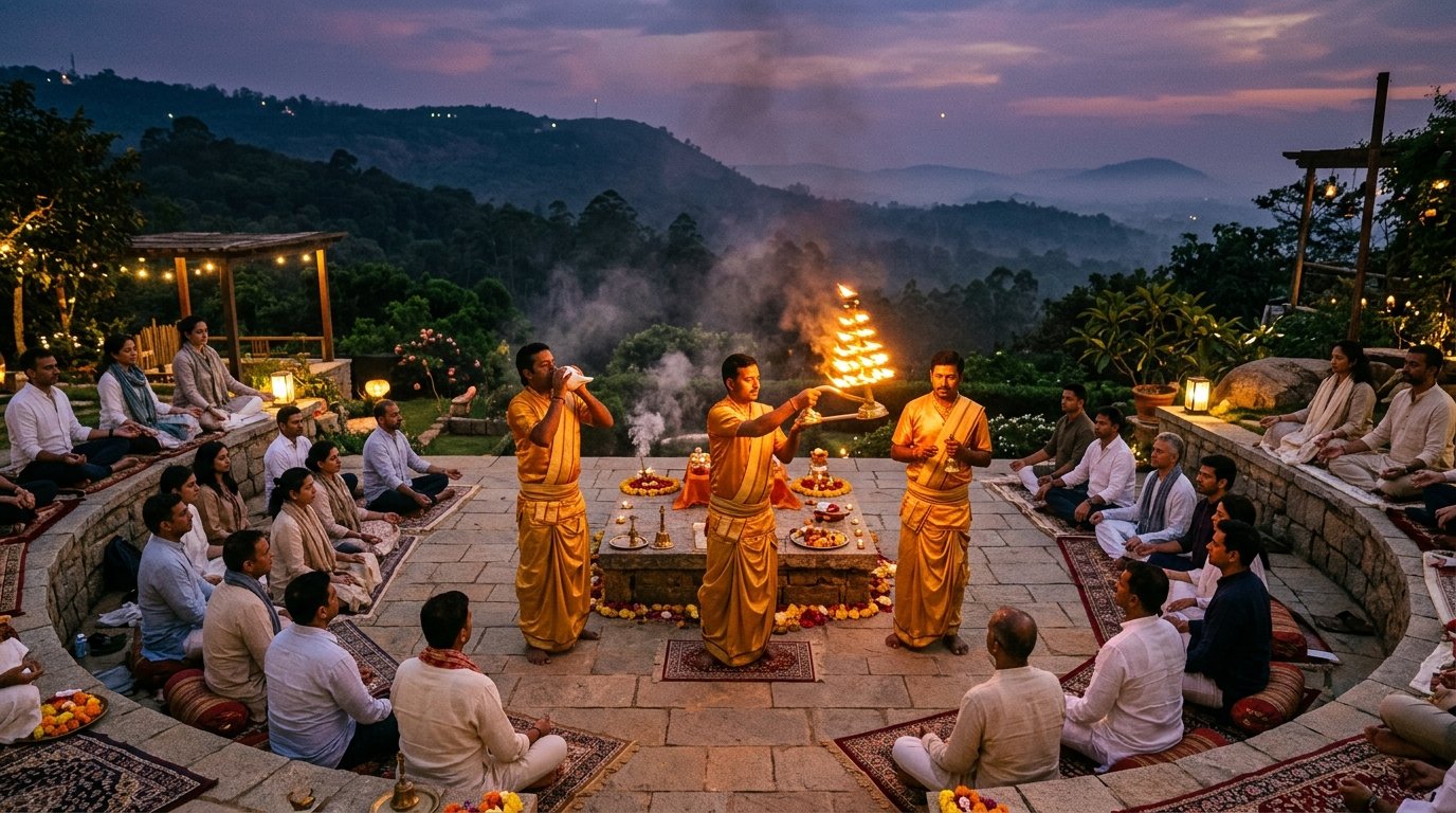 From Soundscapes to Stillness: Why Bangalore’s Startup Retreats Are Booking Vedic Chanting and Aarti