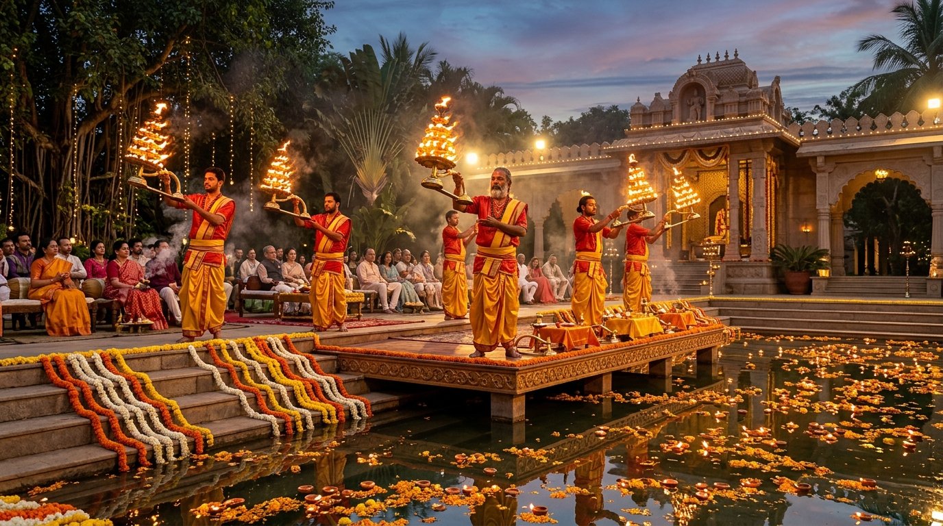 Step-by-Step Guide: Simulating the Banaras Ghat Experience at Bangalore Resort Venues